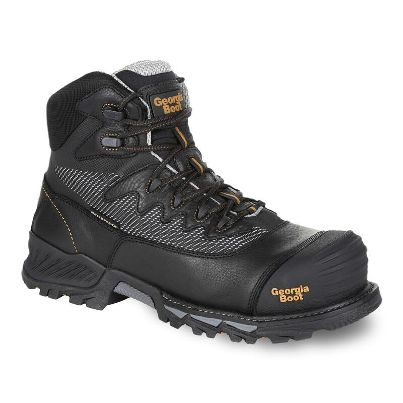 ジョージアブーツ メンズ シューズ ブーツ・レインブーツ Georgia Boots Rumbler Mens Waterproof Composite Toe Work Boots Brown ブラウン