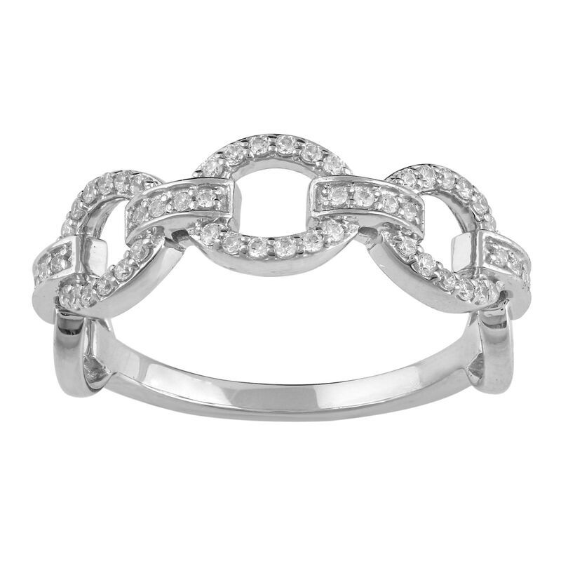 アンブランデッド レディース アクセサリー リング Unbranded Sterling Silver 14 CaratW Diamond Anniversary Ring Sterling Silver シルバー