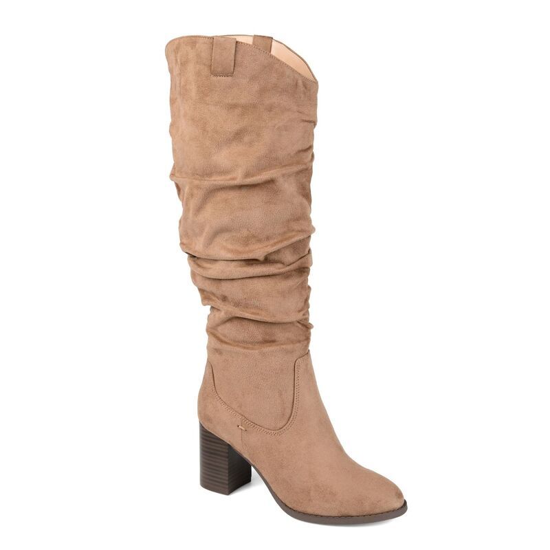 ジュルネ コレクション レディース シューズ ブーツ・レインブーツ Journee Collection Aneil Womens KneeHigh Boots Taupe トープ