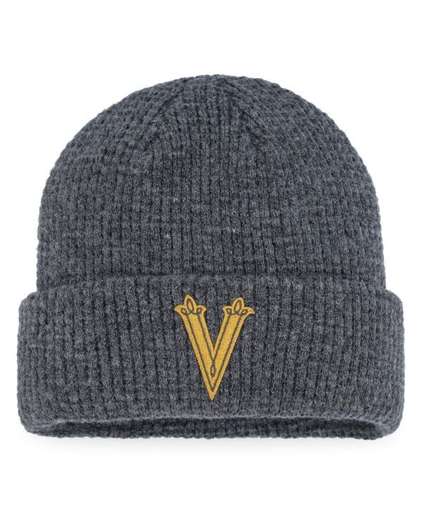 ファナティクス メンズ アクセサリー 帽子 ニット Fanatics Mens Vegas Golden Knights Charcoal 2024 NHL Winter Classic Fisherman Cuffed Knit Hat Charcoal チ