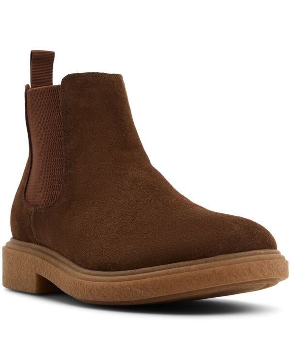 アルド メンズ シューズ ブーツ・レインブーツ レザー ALDO Mens Zeddy Leather Dress Boots Light Brown ブラウン