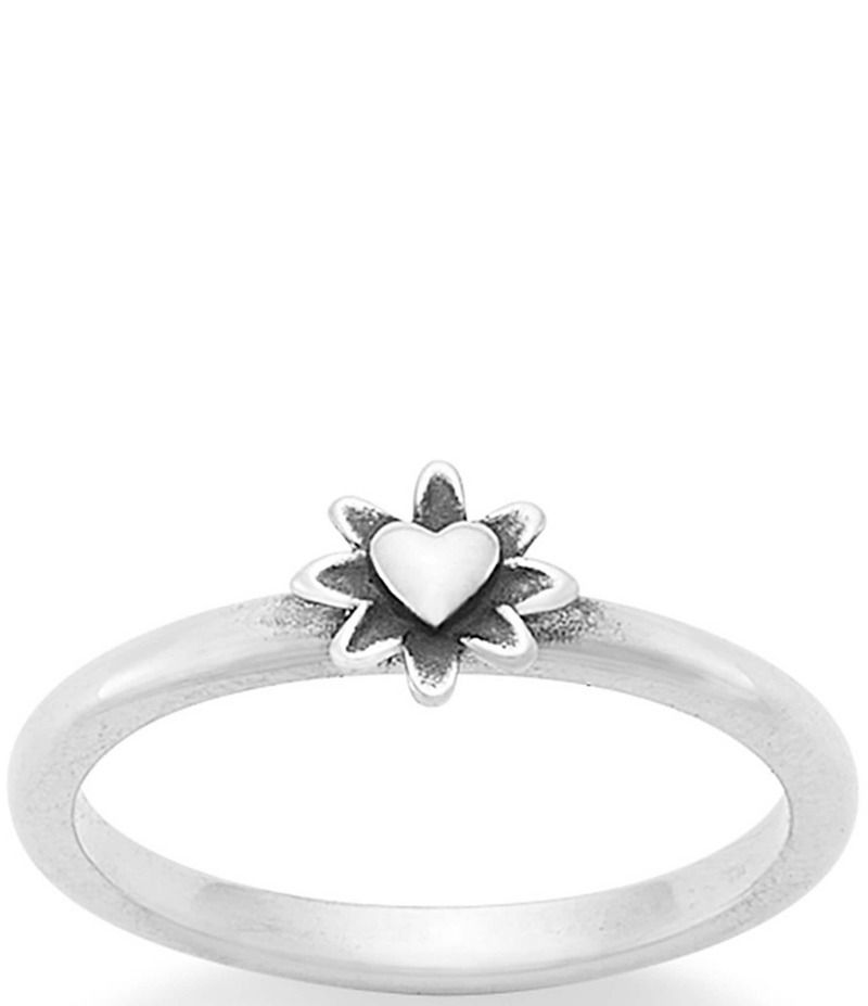 ジェームズ エイヴリー レディース アクセサリー 指輪 James Avery Blooming Heart Band Ring Sterling Silver シルバー