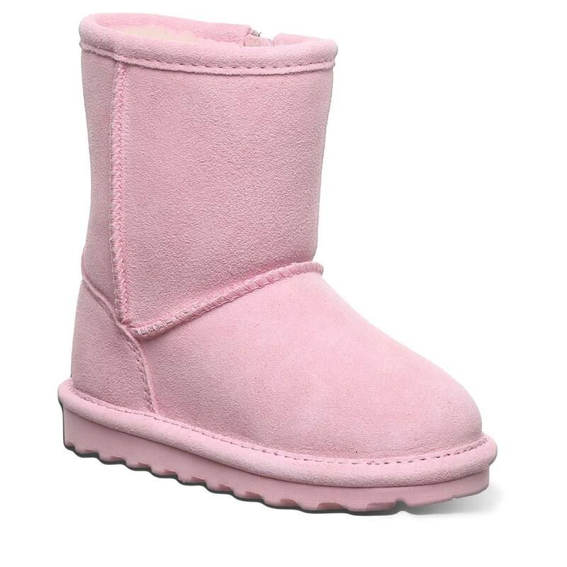ベアパウ レディース シューズ ブーツ・レインブーツ Bearpaw Elle Shortoddler Girls Zipper WaterResistant Winter Boots Prism Pink ピンク