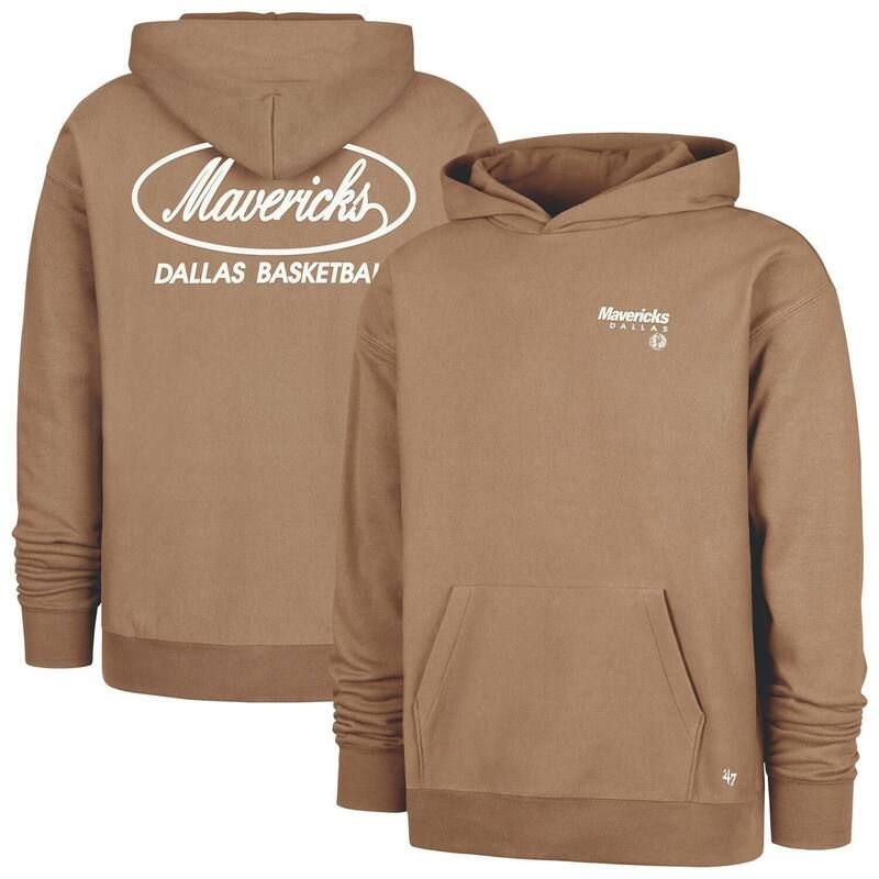 フォーティセブンブランド メンズ トップス Tシャツ スウェット パーカー 47 Brand Mens 47 Khaki Dallas Mavericks Triple Double Foundation Premium Hoodie Sweatshirt M