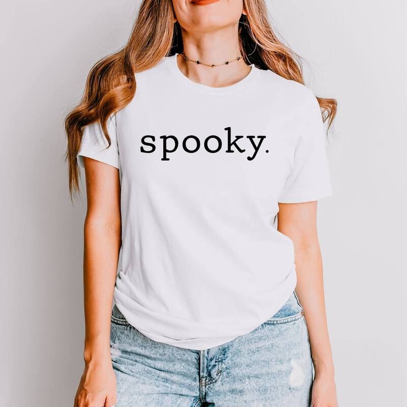 Simply Sage Market レディース トップス Tシャツ グラフィック Simply Sage Market Spooky Typewriter Womenshort Sleeve Graphic TShirt White ホワイト