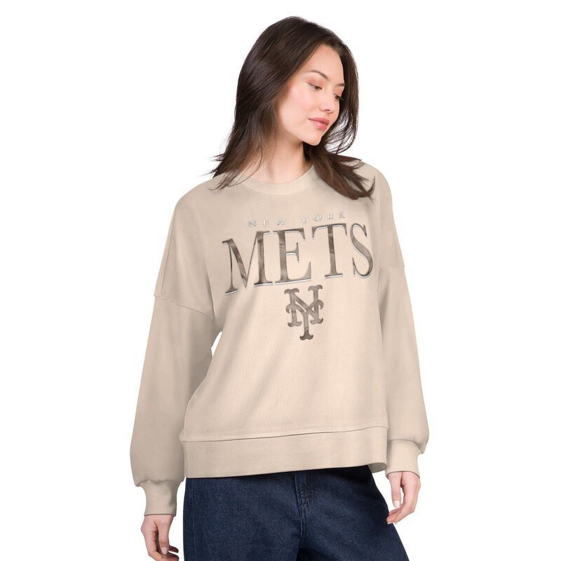 ジースリー フォーハー バイ カール バンクス レディース トップス Tシャツ スウェット Womens GIII 4Her by Carl Banksand New York Mets Oversized Vet II Sweatshirt Met Mult