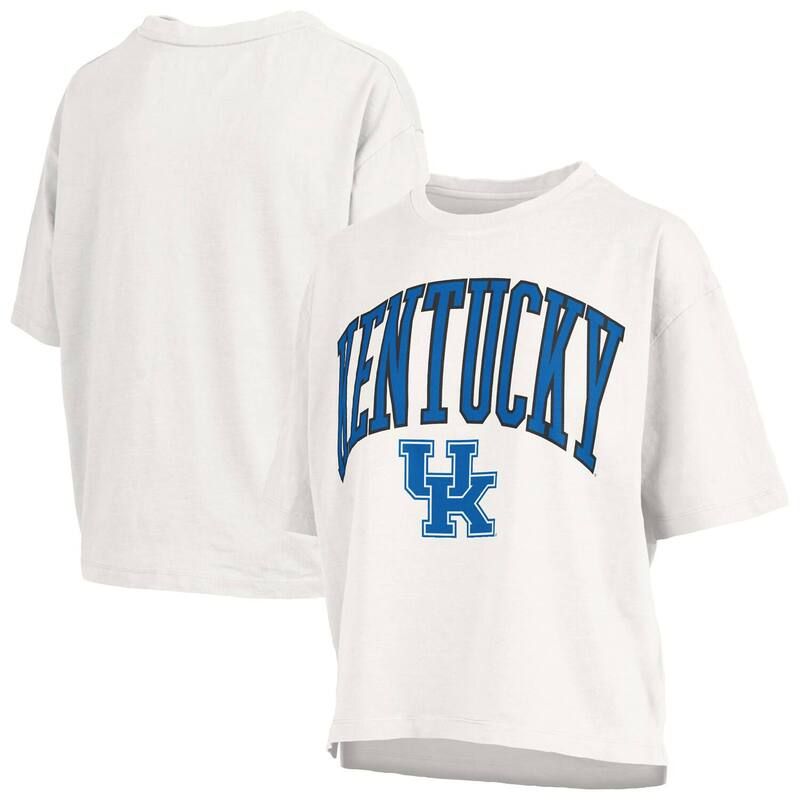 プレスボックス レディース トップス Tシャツ Womens Pressbox White Kentucky Wildcats Nelson TShirt Ken White ホワイト