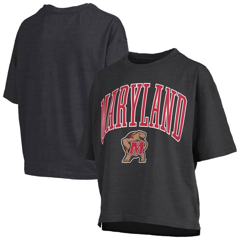 プレスボックス レディース トップス Tシャツ Womens Pressbox Black Maryland Terrapins Nelson TShirt Mar Black ブラック
