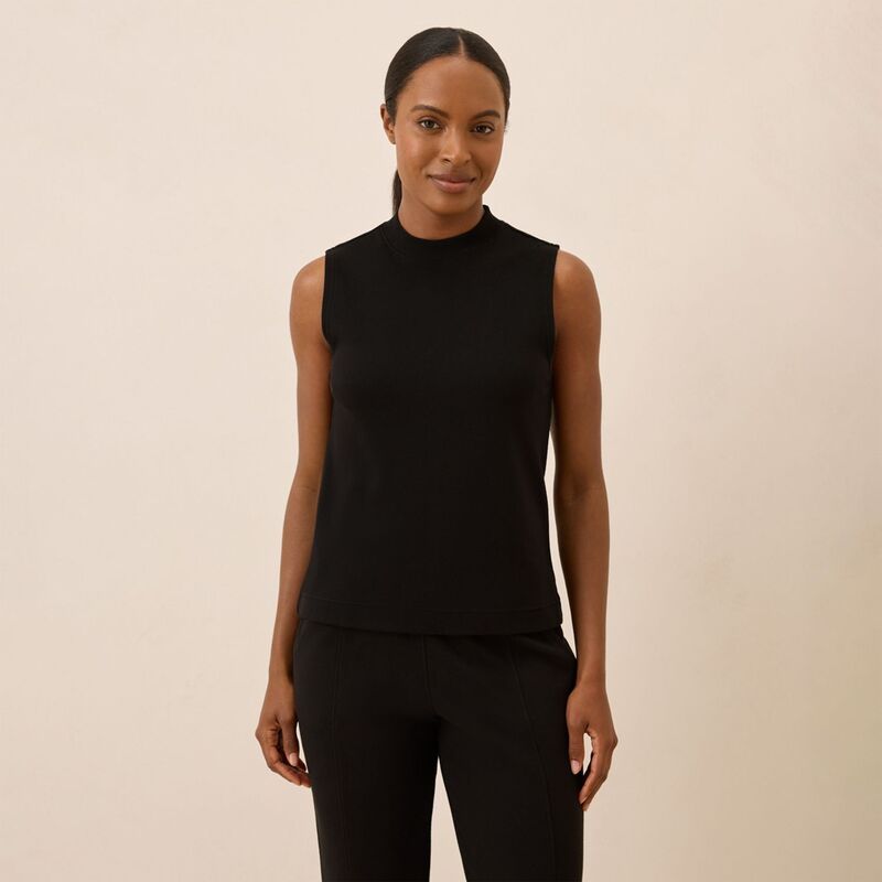 パクト レディース トップス Tシャツ モックネック コットン Pact Airplane Mock Neck Shell Made With Organicotton Black ブラック