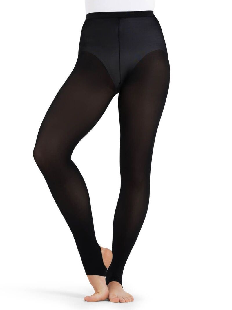 カペジオ レディース アンダーウェア 靴下 Capezio Ultra Hold Stirrup Tight Adult Black ブラック