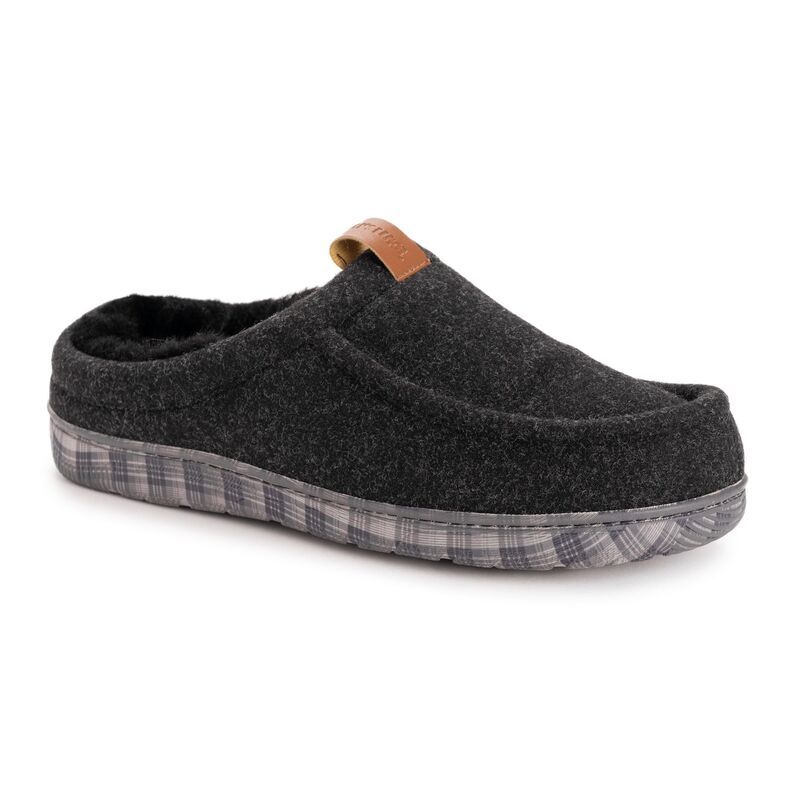 ムクルクス メンズ シューズ サンダル MUK LUKS Mens MileslipOn Clog Slippers Heathered Black ブラック