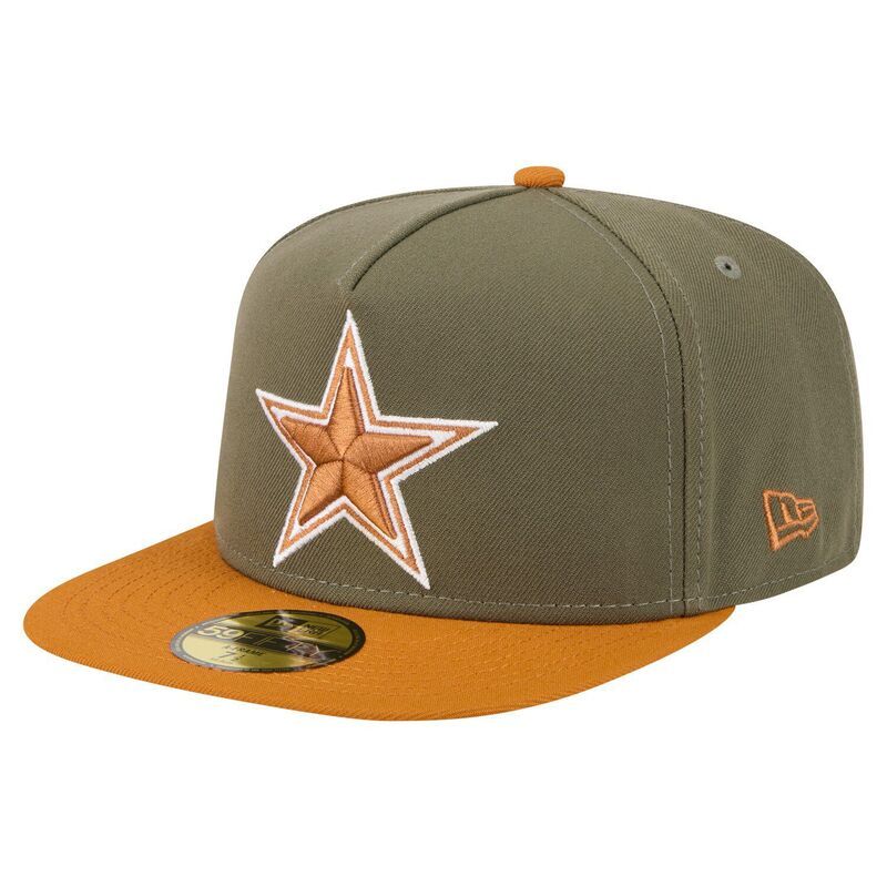 ニューエラ メンズ アクセサリー 帽子 Mens New Era OliveBrown Dallas Cowboys 2Tone Color Pack AFrame 59FIFTY Fitted Hat Cow Multi マルチカラー