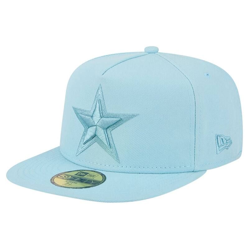 ニューエラ メンズ アクセサリー 帽子 Mens New Era Light Blue Dallas Cowboys Color Pack AFrame 59FIFTY Fitted Hat Cow Light ブルー