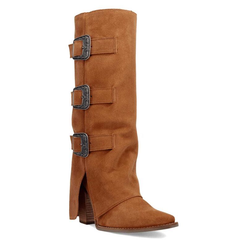 ディンゴ レディース シューズ ブーツ・レインブーツ スエード Dingo Buckle Bunny Womensuede Boots Camel キャメル