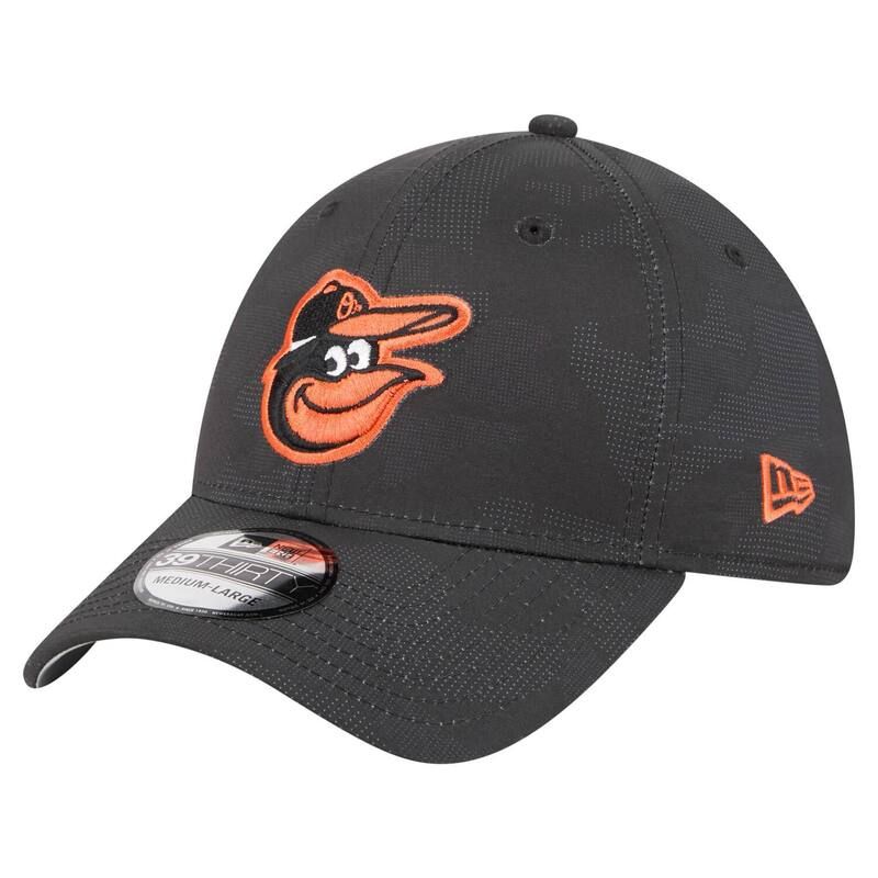 ニューエラ メンズ アクセサリー 帽子 Mens New Era Black Baltimore Orioles Tonal Camo 39THIRTY Flex Hat Orl Black ブラック