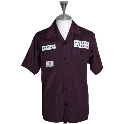 新品 [クレイスミス] シャツ SKILL TEC WINE M CSY-4108