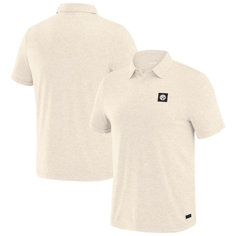 アンブランデッド メンズ トップス Tシャツ ポロシャツ ダウン Unbranded Mens J Palmer White Pittsburgh Steelers Four Down Polo Stl White ホワイト