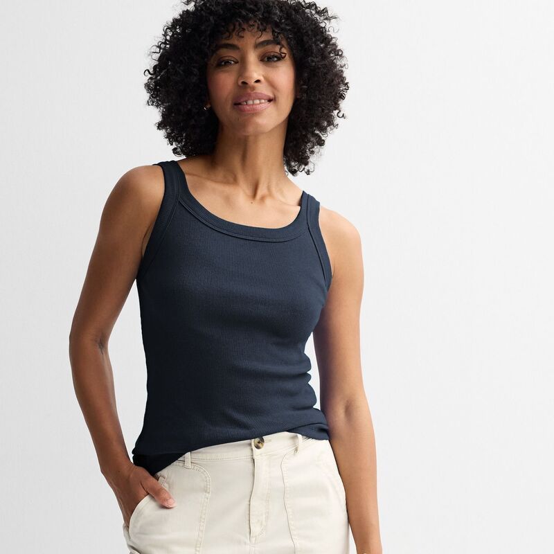 ソノマ レディース トップス Tシャツ Womensonoma Goods For Life Double Scoop Tank Top Navy Tundra ネイビー