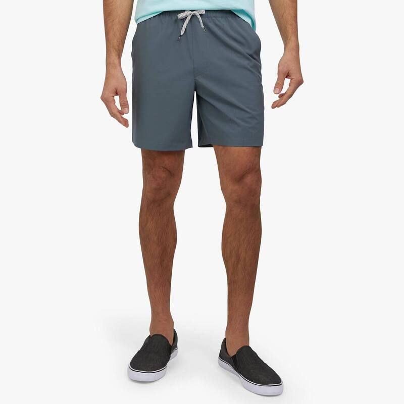 クイックシルバー メンズ ボトムス ハーフパンツ・ショーツ ショートパンツ Mens Quiksilver Seasidelastic Waist Hybrid Shorts Granite Grey グレー