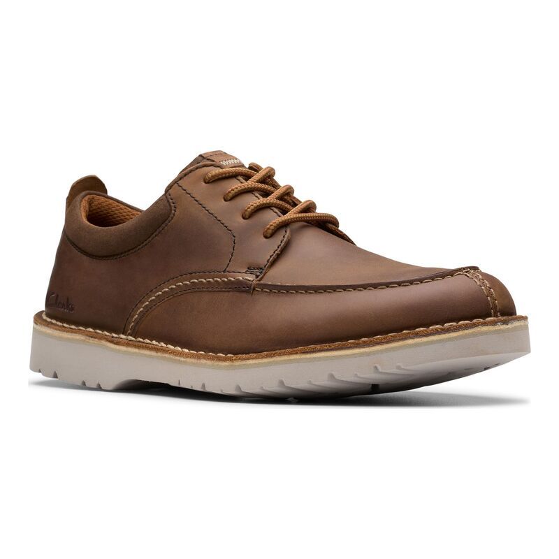 クラークス メンズ シューズ オックスフォード レザー ClarksR Eastridge Moc Mens Leather Shoes Beeswax