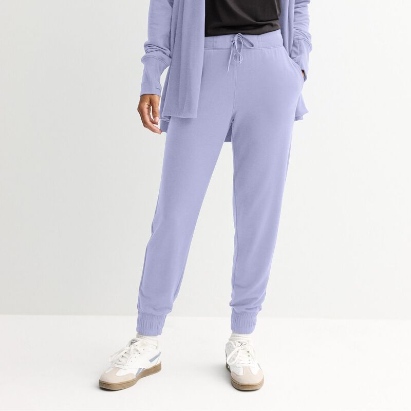 Tek Gear レディース ボトムス カジュアルパンツ パイル ジョガーパンツ Womens Tek Gear French Terry Joggers Lavender Cloud ラベンダー
