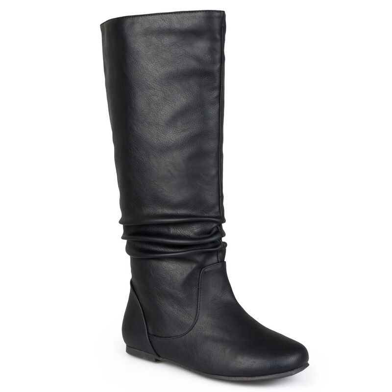 ジュルネ コレクション レディース シューズ ブーツ・レインブーツ Journee Collection Jayne Womens KneeHigh Boots Black ブラック