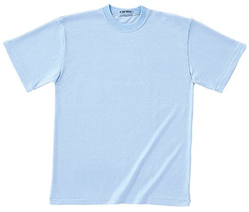 新品 医療/介護ユニフォーム カゼン 兼用ウォーターマジックTシャツ サックス L