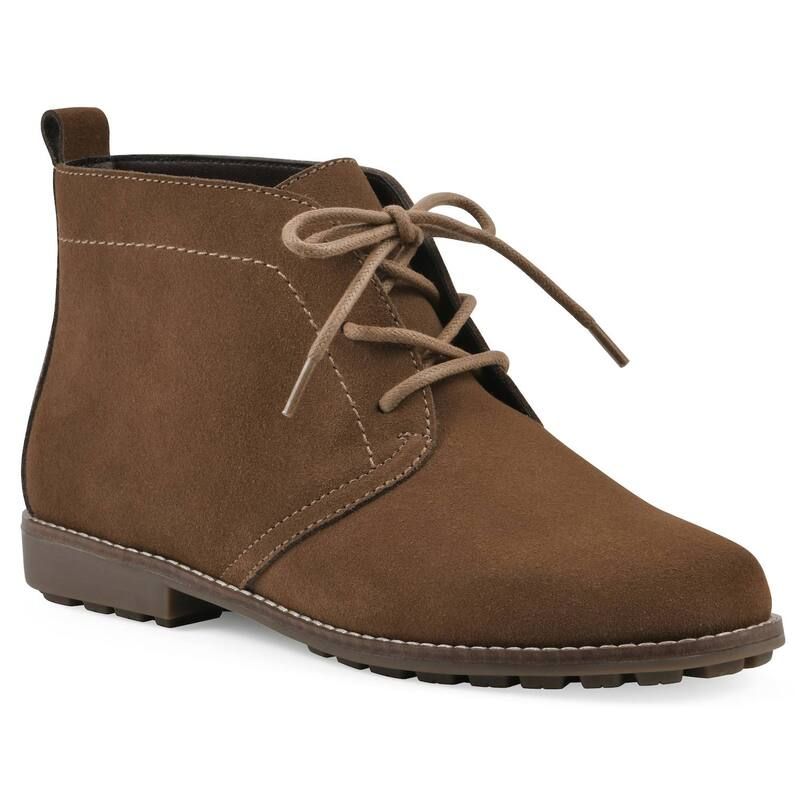 ホワイトマウンテン レディース シューズ ブーツ・レインブーツ スエード レース White Mountain Auburn Womensuede LaceUp Chukka Boots New Chestnut Suede ホワイト