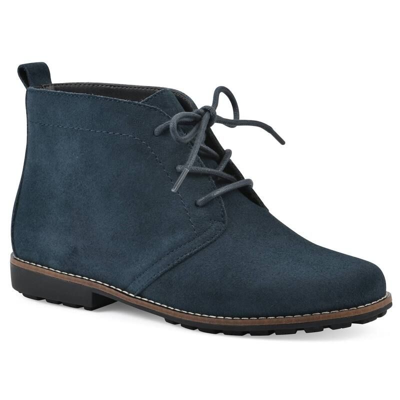 ホワイトマウンテン レディース シューズ ブーツ・レインブーツ スエード レース White Mountain Auburn Womensuede LaceUp Chukka Boots Navy Suede ネイビー