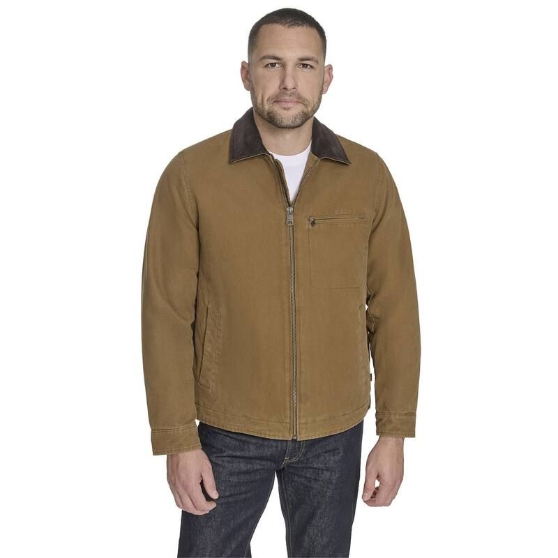 リーバイス メンズ アウター ジャケット・ブルゾン コットン Mens Levis Cotton Detroit Jacket Brown ブラウン