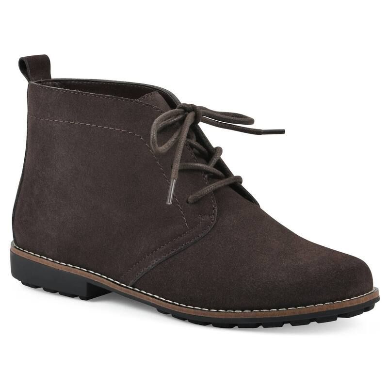 ホワイトマウンテン レディース シューズ ブーツ・レインブーツ スエード レース White Mountain Auburn Womensuede LaceUp Chukka Boots Brown Suede ブラウン