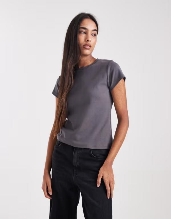 コットンオン レディース トップス Tシャツ Cotton 90s baby tee in burnt ember BURNT EMBER