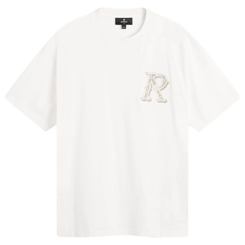リプレゼント メンズ トップス Tシャツ Represent Western Initial TShirt Flat White ホワイト