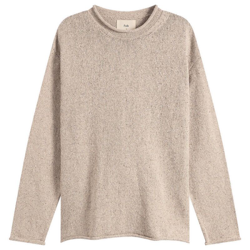 フォーク メンズ アウター ニット・セーター Folk Slouch Crew Jumper Natural Circle
