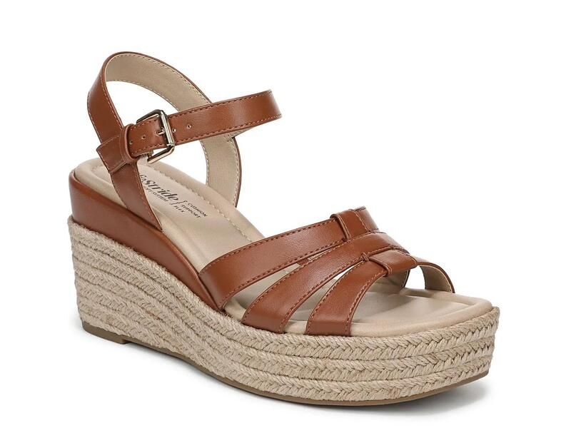 ライフストライド レディース シューズ サンダル LifeStrideHavana Espadrille Wedge Sandal Tan タン
