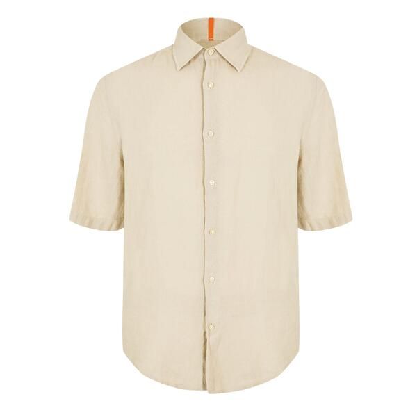 ボス メンズ トップス シャツ Boss Menshort Sleeve Shirt Light Beige ベージュ