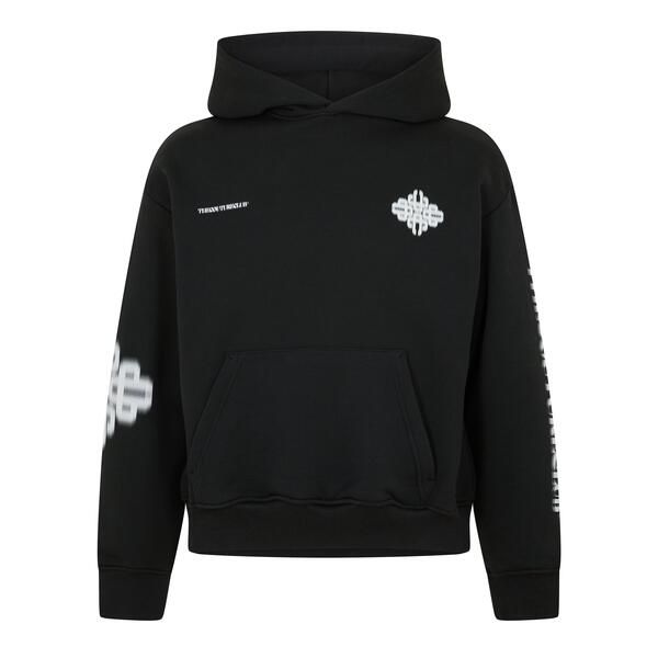 ザ クチュール クラブ メンズ アウター パーカー・スウェット The Couture Club Mens Blurred Pull Over Hoodie BlackWhite ホワイト