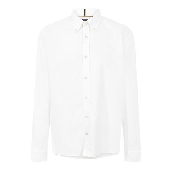 ボス メンズ トップス シャツ オックスフォード Boss Mens Long Sleeve Oxford Shirt White ホワイト