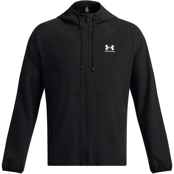 アンダーアーマー メンズ アウター ジャケット・ブルゾン Under Armour Menstretch WindResistant Windbreaker BlackWhite ホワイト 19,860円