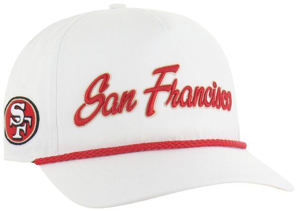 フォーティーセブン メンズ アクセサリー 帽子 47 Adult San Francisco 49ers White Overhand Hitch Adjustable Hat NoColor ホワイト 10,860円