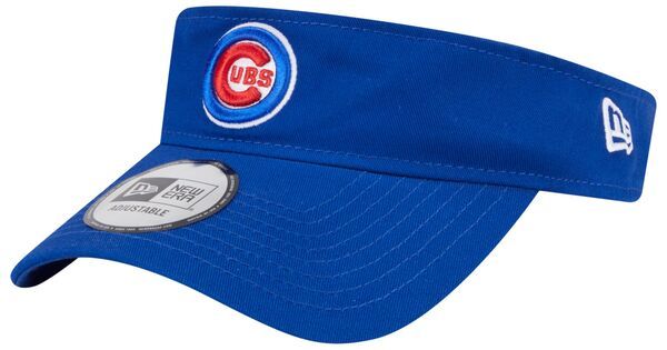 ニューエラ メンズ アクセサリー 帽子 ロゴ New Eradult Chicago Cubs Blue Logo Visor NoColor ブルー