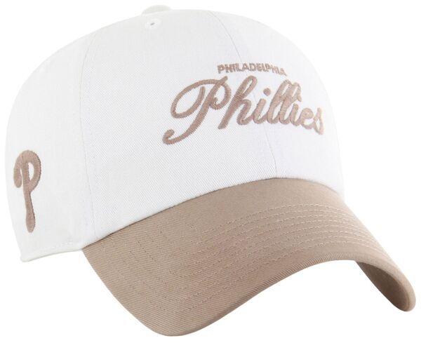 フォーティーセブン メンズ アクセサリー 帽子 47 Adult Philadelphia Phillies White 2Tone Foundation Clean Up Adjustable Hat NoColor ホワイト
