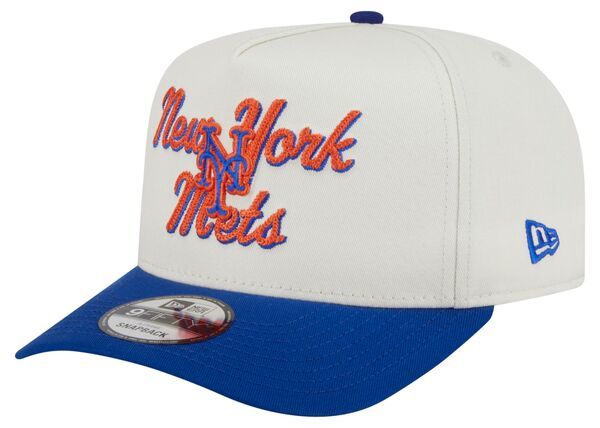 ニューエラ メンズ アクセサリー 帽子 New Eradult New York Mets White Chainstitch 9Fifty AFrame Adjustable Hat NoColor ホワイト