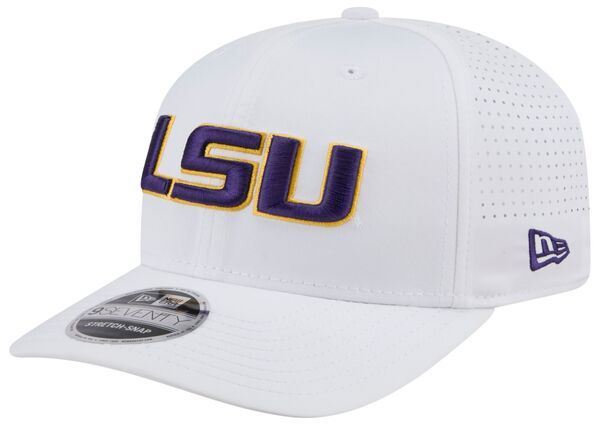 ニューエラ メンズ アクセサリー 帽子 New Eradult LSU Tigers White Performance 9Seventy Adjustable StretchSnap Hat NoColor ホワイト