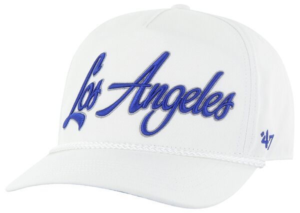 フォーティーセブン メンズ アクセサリー 帽子 47 Adult Los Angeles Dodgers White Overhand Hitch Adjustable Hat NoColor ホワイト