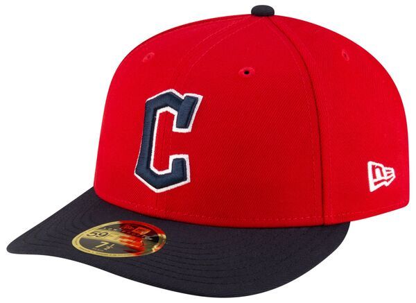 ニューエラ メンズ アクセサリー 帽子 New Eradult Cleveland Guardians Red Low Profile 59Fifty Fitted Hat NoColor レッド