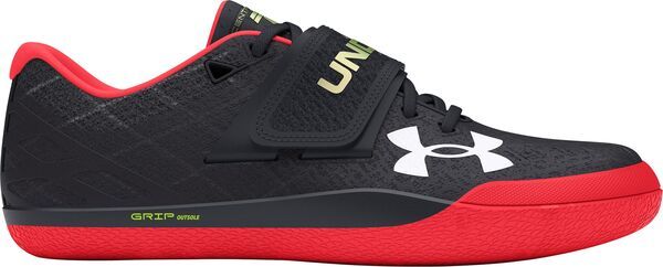 アンダーアーマー メンズ シューズ スニーカー Under Armour Centric Grip Track and Field Shoes BlackRed ブラック