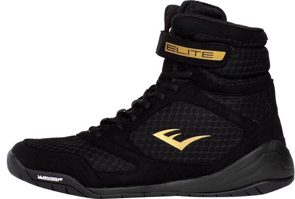 エバーラスト メンズ シューズ スニーカー Everlast Elite 2 Boxing Shoes BlackGold ブラック