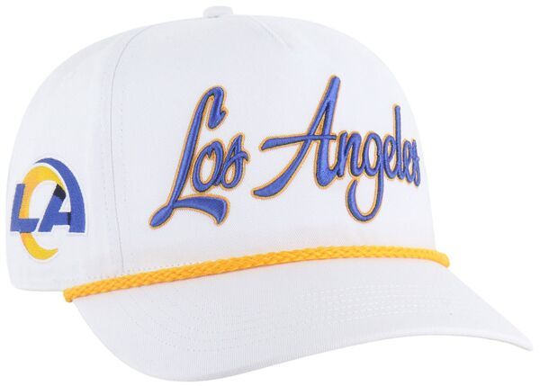 フォーティーセブン メンズ アクセサリー 帽子 47 Adult Los Angeles Rams White Overhand Hitch Adjustable Hat NoColor ホワイト