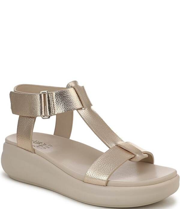 ナチュライザー レディース シューズ サンダル プラットフォーム Naturalizer Cersei Platform Wedge Sandals Light Champagne シャンパン